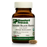Standard Process Spanish Black Radish bottle front for daily liver and digestion support.