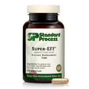 Standard Process Super-EFF bottle front view supports balanced hydration through a whole-food formula.
