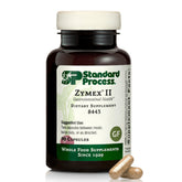 Standard Process Zymex II bottle with digestive enzymes for GI support.