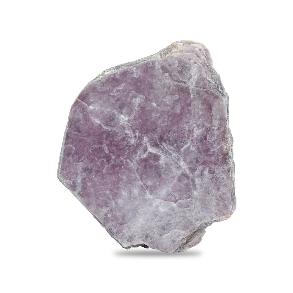 Starborn Lepidolite mica crystal small with lilac glow, ideal for decorative meditation spaces.
