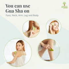 STARR GIA gua sha supports facial blood flow and a refreshed complexion.