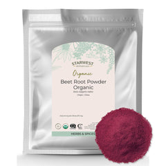 Starwest Beet Root Powder bag for smoothies and bowls with organic quality.