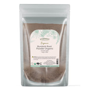 Starwest Botanicals burdock-root-powder organic packaging, ideal for tea blends