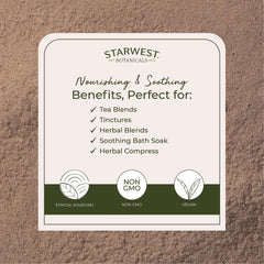Starwest Botanicals burdock-root-powder tea brew, showcasing versatile use for beverages