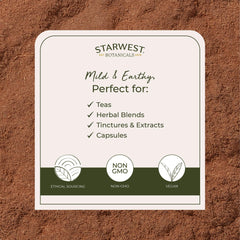 Starwest Botanicals Cat's Claw Bark Powder added to a smoothie for earthy depth