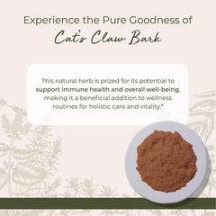 Starwest Botanicals Cat's Claw Bark Powder measured for a tea blend