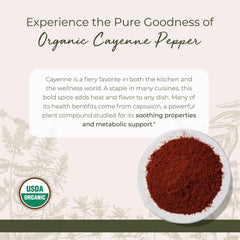Starwest Botanicals Cayenne Powder pour shows easy, precise seasoning control.