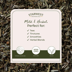 Starwest Botanicals Cleavers herb cut and sifted for versatile culinary seasoning.