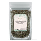 Starwest Botanicals Echinacea Angustifolia dried leaf closeup for soothing herbal teas