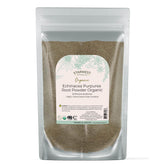 Starwest Botanicals Echinacea Purpurea root powder in a 4 oz pouch for tea
