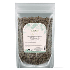 Starwest Botanicals horehound dried cut-sifted leaves for fragrant teas and blends.