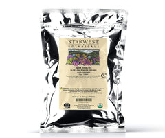 Starwest Botanicals organic olive leaf powder in a resealable 1 lb bag