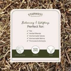Starwest Botanicals St Johns Wort 1lb pack with label shown.