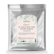 Starwest Botanicals St. John's Wort powder in resealable bag for tea