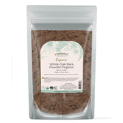 Starwest Botanicals White Oak Bark Powder bag for herbal tea blends.