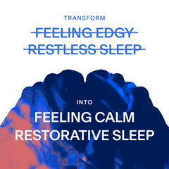 STASIS Nighttime capsules being poured for easy nightly supplementation