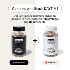 STASIS Nighttime packaging box displayed for simple daily use
