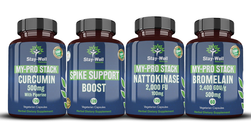 Stay-Well Naturals Spike Support bottle front highlighting immune support