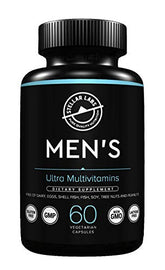 Stellar Labs men's low FODMAP multivitamin bottle front for IBS-friendly daily support