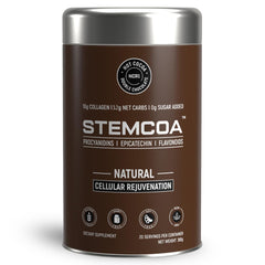 Stemcoa NCR1 packaging label shows premium collagen formula for daily renewal