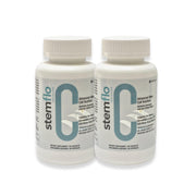 StemTech StemFlo bottle with capsules suggesting cardiovascular support and cellular nourishment.