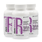 StemTech StemRelease3 bottle front showing the product for daily vitality.
