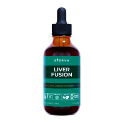 STERVA Liver Fusion liquid bottle pour for easy daily liver support