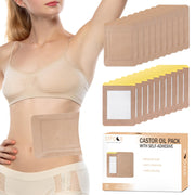 STFOCE castor oil pack wrap disposable, convenient on-the-go relief.