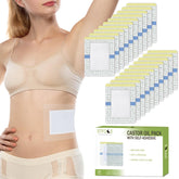 STFOCE castor oil pack wrap outer layer: thin, breathable film for comfortable wear.