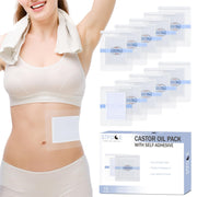 STFOCE castor oil pack wrap outer layer: thin, waterproof, skin-friendly for comfort.