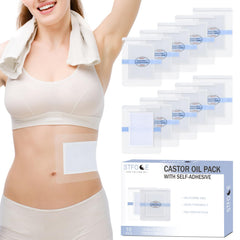 STFOCE castor oil pack wrap outer layer: thin, waterproof, skin-friendly for comfort.