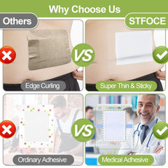 STFOCE long-staple cotton core offers up to 5x absorption.