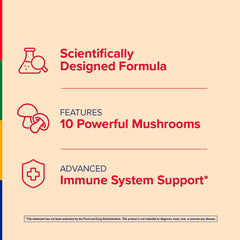 Stop Aging Now Immune Support bottle label close-up highlights vitamins C and D3
