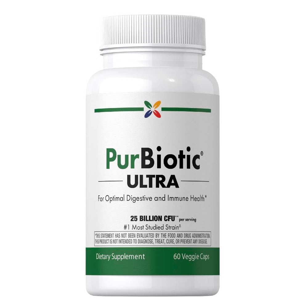 Stop Aging Now probiotic 25B CFU bottle promoting daily gut balance