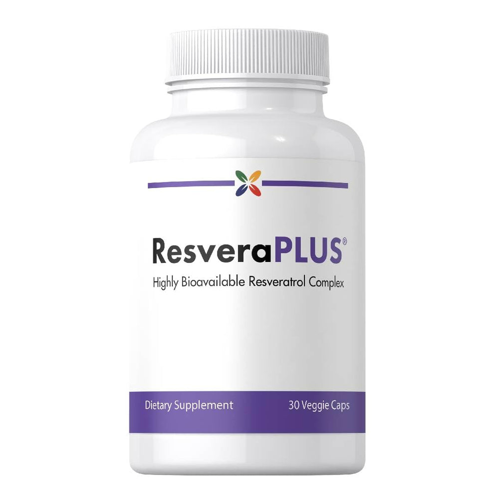 Stop Aging Now Resveratrol Complex bottle with label suggests antioxidant support for daily wellness