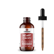 Strauss Naturals Heart Drops bottle closeup for daily heart health support