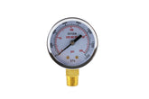 SÜA low-pressure gauge with a bright 2-inch dial for quick regulator readings.