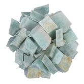 SUBSH Amazonite raw crystal 1lb for decor and craft projects with calming appeal.