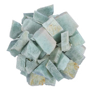 SUBSH Amazonite raw crystal 1lb for decor and craft projects with calming appeal.
