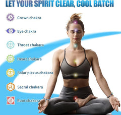 Sugandha Wellness lolite chakra stone for grounding and clarity during meditation.