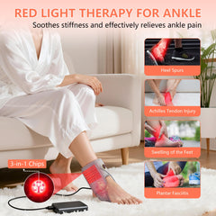 SUHZF ankle wrap heat levels control offers personalized warmth for post-activity relief.