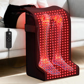 SUHZF red light foot wrap front view for at-home relaxation and warmth.