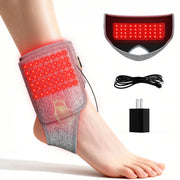 SUHZF red-light ankle wrap wearable delivers soothing warmth for tired feet.