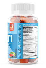 SUKU bottle side highlights vegan, sugar-free formula.