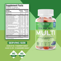 SUKU packaging with vibrant grape visuals supporting tasty nutrition.