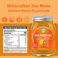 SumDIP sea moss gel with spoon dispense enables easy serving in smoothies.