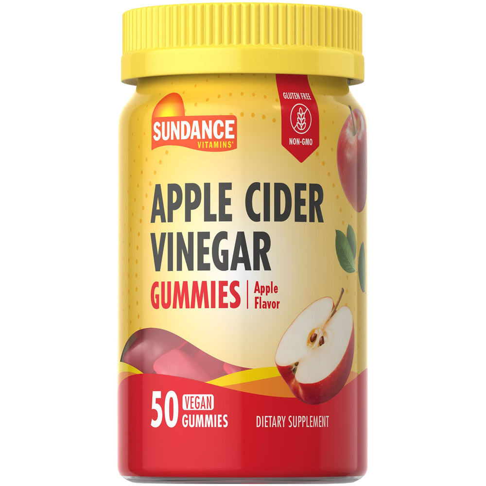 Sundance Apple Cider Vinegar Gummies bottle supports everyday wellness.