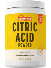 Sundance Citric Acid Powder bottle ready for canning and flavoring