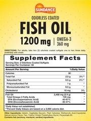 Coated softgels reduce fish burps with lemon flavor during daily use.