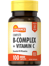 Sundance Complete B-Complex bottle — supports daily vitamin routine at a glance.